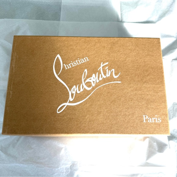 NWT Christian Louboutin Apostrophy Black Leather Pointed Red-Sole Pumps - Picture 2 of 16